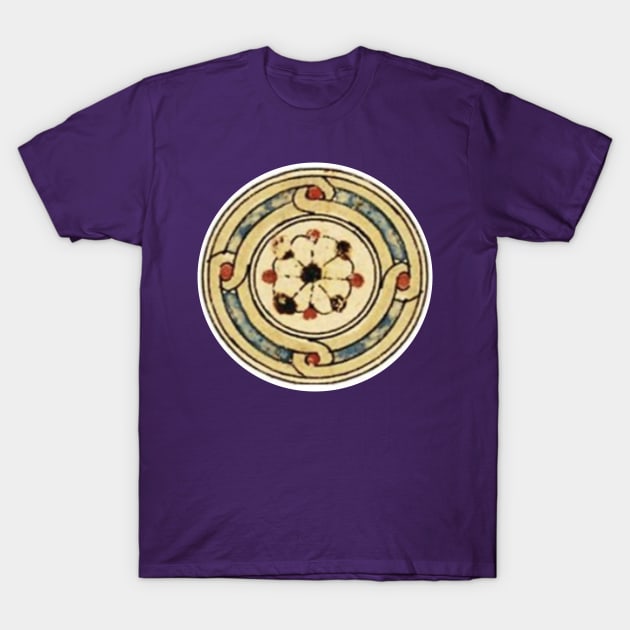 Coptic Fresco Medallion T-Shirt by EkromDesigns